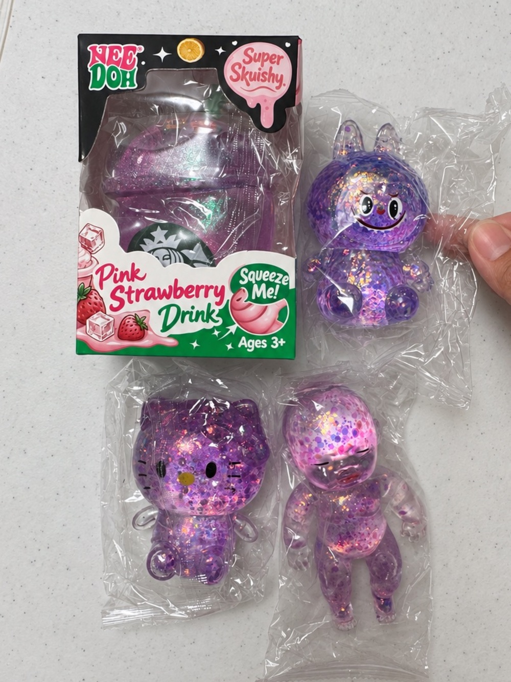 Brand new Sugar squishy bundle - purple